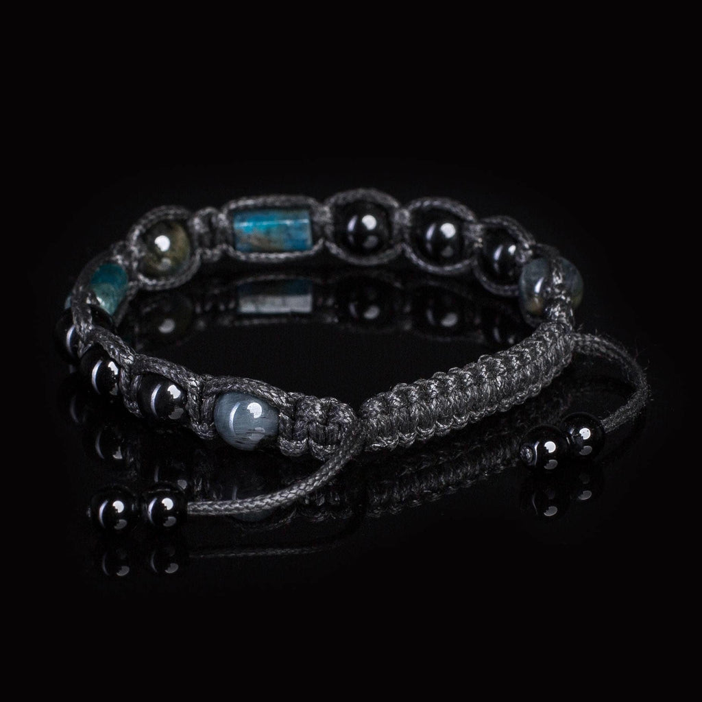 Black Tourmaline Protection Bracelet • Seraphinite Balance Bracelet • Grounding Energy Jewelry • Gift for Him