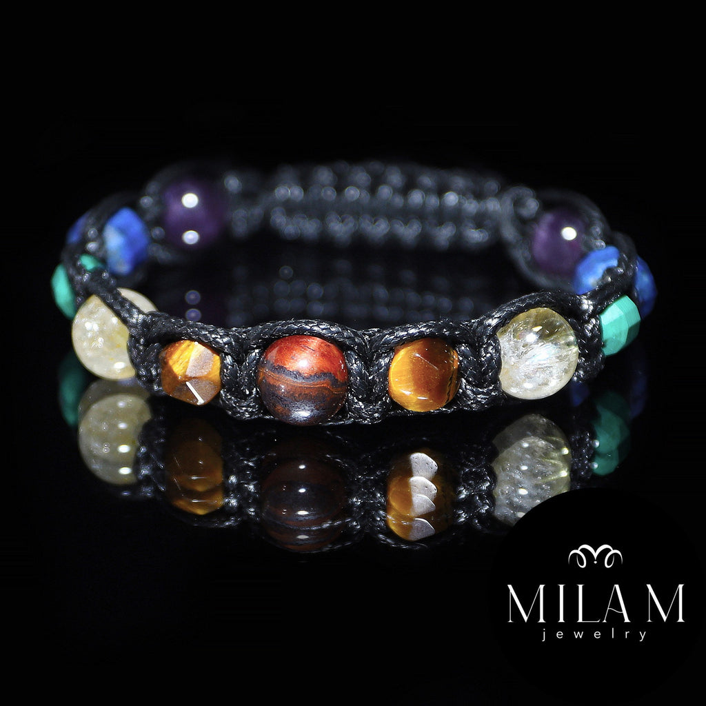 Bracelet for Overthinking • ADHD Focus Bracelet • Grounding Stones for Mental Clarity • Calming Jewelry