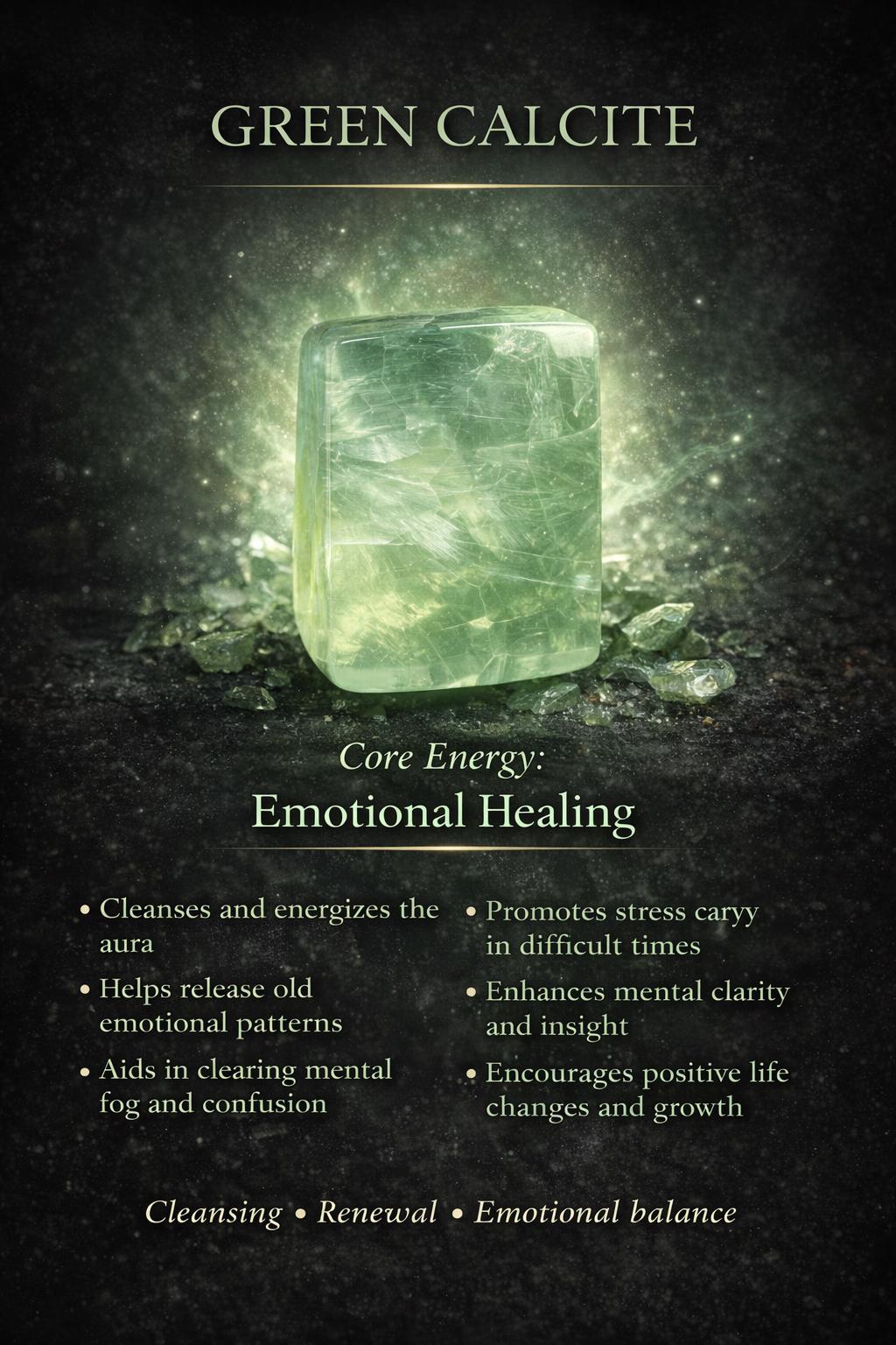 Men's Green Aventurine Healing Crystal Bracelet, Protection, Clarity, Growth Stones